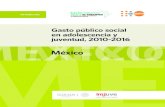 México - El portal único del gobierno. | gob.mx · Cuadro.22 Gasto público social en adolescencia y juventud por clase del gasto y grupo de edad (en porcentajes) en México, 2016.....45
