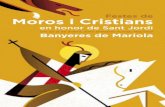 Festes de Moros i Cristians - Banyeres de Mariola...Dilluns 24 d’abril, Dia de Moros i Cristians 6:00 h. Despertà de la Filà Moros Vells acompanyada de dolçaina i tabal. 7:30