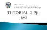 TUTORIAL 2 Pje Java · O Java proporciona acesso seguro ao fantástico mundo do conteúdo Java. De soluções comerciais a entretenimento e utilitários úteis o Java faz com que