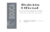 bouca.uca.es · 2020-06-12 · I. DISPOSICIONES Y ACUERDOS DE LOS ÓRGANOS DE GOBIERNO DE LA UNIVERSIDAD DE CÁDIZ