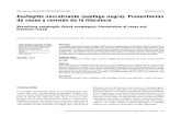 Esofagitis necrotiante (esófago negro) Presentación de ... · Esofagitis necrotizante, esófago negro, necrosis esofágica aguda, descripción de casos, revisión, factores de riesgo.