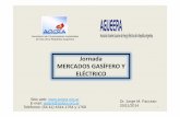 Jornada MERCADOS GASÍFERO Y ELÉCTRICO · 2019-04-27 · 1 Asociación de Consumidores Industriales de Gas de la República Argentina Dr. Jorge M. Facciuto 20/11/2014 Jornada MERCADOS