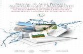 Manual de Agua Potable, Alcantarillado y Saneamientocmx.org.mx/wp-content/uploads/MAPAS 2015/libros/SGAPDS-1...Operación y mantenimiento de plantas de tratamiento de aguas residuales