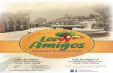  · BURRITOS AMIGOS Two stuffed with chicken or steak, topped with red and cheese sauce Served with rice, beans and pico de gallo Il 99 TACO DINNER Three chicken or shredded beef