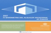 IV BARÓMETRO DEL ALQUILER VACACIONAL en España · 2017-07-12 · Proyecto realizado por el Instituto Multidisciplinar de la Empresa (Universidad de Salamanca) para la empresa HomeAway