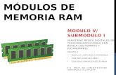 MÓDULOS DE MEMORIA RAM - Webnode...HISTORIA DE LA MEMORIA RAM • Uno de los primeros tipos de memoria RAM fue la memoria de núcleo magnético, usada en muchos computadores hasta