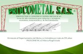 Diapositiva 1 - PROCOMETAL · Procometal Procometal 0,13 . PRoYECrOs Y CONSTRUcc10NEs METALICAS Losas de alta resistencia para cubiertas y entrvpisos, PRoYECrOs Y CONSTRUcc10NEs METALICAS