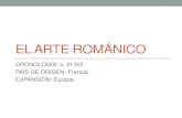 El arte románico · EJEMPLOS DE ARTE ROMÁNICO PÓRTICO DE LA GLORIA, Catedral de Santiago de Compostela. Temática: EL JUICIO FINAL Para superar el Juicio Final, cada persona debía