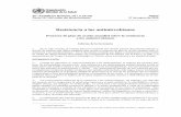 Resistencia a los antimicrobianos - WHO68.ª ASAMBLEA MUNDIAL DE LA SALUD A68/20 Punto 15.1 del orden del día provisional 27 de marzo de 2015 Resistencia a los antimicrobianos Proyecto