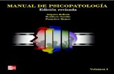 MANUAL DE PSICOPATOLOGÍA · 2017-04-24 · Índice abreviado de la obra completa volumen i parte i. marco general. parte ii. psicopatologÍa y procesos psicolÓgicos. parte iii.