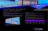 Acustiver P/P500 con velo negro y renovación - ISOVER€¦ · Acustiver P/P500 con velo negro Panel de Lana de Vidrio Isover es la primera empresa en Latinoamérica en obtener Declaraciones