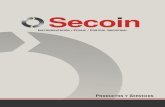 INSTRUMENTACIÓN / PESAJE / CONTROL INDUSTRIAL › xchange › Catalogo Secoin... · Automatización Industrial Los productos fabricados por Secoin son equipos 100% nacionales diseñados