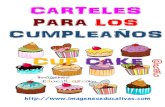 CARTELES PARA LOS CUMPLEAÑOS CUP CAKE€¦ · CARTELES PARA LOS CUMPLEAÑOS CUP CAKE