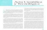 Acta Científica y Tecnológica - Digital CSICdigital.csic.es/bitstream/10261/96845/1/acta22.pdfActa científica y tecnológica Nº 21. 2013 18 En España se detecta, en general, una