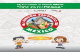 19º Concurso de Dibujo Infantil “Éste es mi México”consulmex.sre.gob.mx/.../2015/convocatoriaiesteesmimexico2015.pdf · Los derechos de uso y reproducción de todos los dibujos