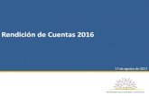 Rendición de Cuentas 2016 · Gasto Público Social: evolución reciente y propuesta de esta Rendición de Cuentas . Uruguay está transitando un proceso de recuperación económica