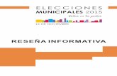 RESEÑA INFORMATIVA±a_municipales_2015.pdf · Reseña Informativa Elecciones Municipales 2015 es una publicación del Tribunal Superior de Justicia Electoral. El contenido de este