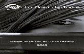 MEMORIA DE ACTIVIDADES 2017 - La Casa de Todoslacasadetodos.es/files/Memoria_de_actividades_y_Economica.pdf · Polígono Sur 2789 10,66% Cerro-Su Eminencia 2670 10,21% Tres Barrios