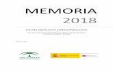 MEMORIA · 2020-02-25 · Memoria de actividades 2018. Centro Andaluz de Farmacovigilancia 5 TABLA RESUMEN DE ACTIVIDAD DEL CAFV 2018 AÑO 2017 AÑO 2018 NOTIFICACIONES RECIBIDAS