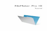 FileMaker Pro Tutorialtutoriales.altervista.org/trabajos/aprendizaje_de_fmp10.pdf · Guardado y envío de un informe como archivo PDF 65 ... Compartir e intercambiar datos ... El