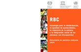 RBC - WHO › iris › bitstream › 10665 › 43126 › 1 › ...RBC Estrategia para la rehabilitación, la igualdad de oportunidades, la reducción de la pobreza y la integración