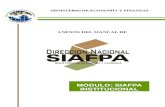 MÓDULO: SIAFPA INSTITUCIONAL€¦ · ministerio de economÍa y finanzas anexos del manual de implantaciÓn mÓdulo: siafpa institucional
