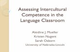 Assessing Intercultural Competence in the Language Competence in the Language Classroom Aleidine J.