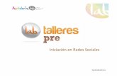 Iniciación en Redes Sociales - Andalucia Lab...#prelabtalleres ¿Por qué debemos estar en redes sociales? Si Facebook fuese un país, sería el 3º del mundo, con más del 50% de