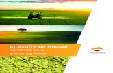 Catálogo Repsol Azufre · Este proyecto, recogía todo el ciclo de producción y uso del azufre, desde su generación en la refinería hasta la recogida de la cosecha, pasando por