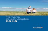 2018 - fundacionnaturgy.org · Memoria de actividades 2018  Memoria de actividades 2018 C M Y CM MY CY CMY K aaff_portada_memoria_naturgy.pdf 1 22/2/19 11:30