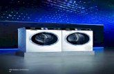 WM14U940EU y WT47X940EU 96 - BSH Hausgeräte · Nuevas lavadora y secadora avantgarde. La mejor y más avanzada tecnología se materializan en las nuevas lavadora y secadora avantgarde.