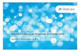 Barcelona, 30 de octubre de 2012 - Amazon Web Services · 2017-03-13 · Barómetro Planes de Pensiones Empleo 2012 1. Los partícipes y la previsión para la jubilación 2. La visión
