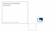 Presentación Resultados 9M 2014 · 2020-01-10 · Resultados 9M 2014 3 Madrid, 31 Octubre 2014 1. Finalización proceso reorganización corporativa de Endesa 2. ... valores unitarios