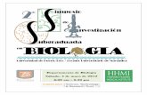 Departamento de Biología Sábado, 5 de mayo de 2012 6:30 pm€¦ · 5 de mayo de 2012 8:00 Registro 8:30 Bienvenida : B-392 9:00 Dr. Dwayne Elías – B 392 9:30 Merienda 9:45 Sesión