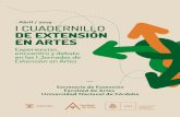 - Abril / 2019 - I CUADERNILLO DE EXTENSIÓN EN ARTES³n... · 2019-10-24 · I CUADERNILLO DE EXTENSIÓN EN ARTES PROYECTOS EXTENSIONISTAS DE LA FACULTAD DE ARTES Teatro - Foro de
