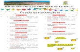 PROGRAMA FIESTAS VERANO 2019 - San Juan de la Navasanjuandelanava.org/wp-content/uploads/2019/07/... · ayuntamiento de san juan de la nava fiestas de verano 2019 dÍa 27 de julio
