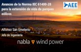 Presentación de PowerPoint€¦ · v wind power . 2020-06-25 Avances en la normativa IEC 61400-28 para la extensión de Vida de parques eólicos ... Starting point 13 . ... Title: