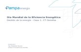 Día Mundial de la Eficiencia Energética€¦ · CC: 660 MW 55,3% SC: 165 MW 34,7% 825 MW total Gestión de la Energía - Presentación CT Genelba Producción de Energía Eléctrica