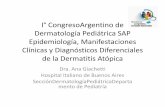 Sociedad Argentina de Pediatría - …...Epidemiología de la Dermatitis Atópica • Afecta 2 a 5% de la poblacion general.% de la poblacion general. • Afecta 10 a 20 % de los niños