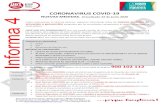 CORONAVIRUS COVID-19...2020/06/04  · Sanitarios, por la que se establece el listado de los medicamentos considerados esenciales en la gestión de la crisis sanitaria ocasionada por