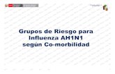 Grupos de Riesgo para Influenza AH1N1 según Co-morbilidad › influenza › flu › documentos tecnicos › ppt › 03 Co… · • S. Turner, Klinefelter. • S. Sturger Weber Enf.