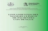 LINEAMIENTOS DEL MANEJO CLÍNICO DE …Lineamientos del Manejo Clínico de Pacientes con Dengue Dengue 7 Adaptación de las Guías Nacionales a las Normas de la Organización Panamericana