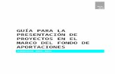 GUÍA PARA LA PRESENTACIÓN DE PROYECTOS EN …€¦ · Web view2017/08/16  · Author Rocío Chávez Mayo Created Date 08/10/2017 15:50:00 Title GUÍA PARA LA PRESENTACIÓN DE PROYECTOS