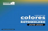 Catálogo de colores 2019 - polimers.compolimers.com › productos › assets › files › Catalogo-de... · CATÁLOGO DE de línea, en compuestos para el colores ROTOMOLDEO 2019-2020