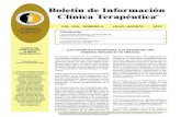 Boletín de Información Clínica Terapéuticaanmm.org.mx/publicaciones/boletin_clinico... · Este conjunto Con el mayor número de células inmunes y de moléculas es parte la respuesta