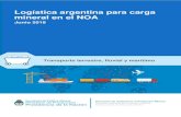 Logística argentina para carga mineral en el NOAinformacionminera.produccion.gob.ar/assets/datasets/Logistica arge… · CARACTERÍSTICAS DEL NOA Las provincias que conforman la