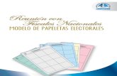 Modelo de papeleta - Soy502 · Modelo de papeleta Diputados al Congreso de la República por Distrito Electoral DISTRITO CENTRAL