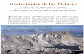 Geotectónica de los Pirineos - Pàgines de la UAB · de la teoría de la tectónica de placas, la comparación entre los márgenes conti-nentales y la geología de superficie de