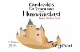 Segovia - Ciudades Patrimonio de la Humanidad“La antigua ciudad de Segovia y su acueducto romano” fueron declaradas Patrimonio de la Hu - manidad en 1985, por la belleza de su