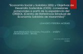 Economía Social y Solidária (ESS) y Objetivos de ... · 2. Economía Social y Solidaria (ESS) y los Objetivos de Desarrollo Sostenible (ODS): importantes conexiones ESS: innovadora